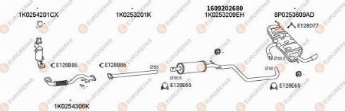 EUROREPAR 100090 - Система выпуска ОГ autosila-amz.com