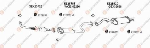 EUROREPAR 100098 - Система выпуска ОГ autosila-amz.com