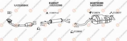 EUROREPAR 100086 - Система выпуска ОГ autosila-amz.com