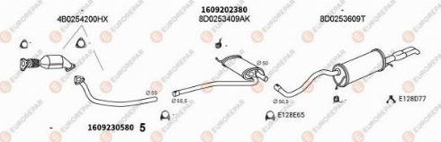 EUROREPAR 100036 - Система выпуска ОГ autosila-amz.com