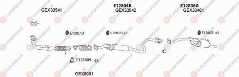 EUROREPAR 100111 - Система выпуска ОГ autosila-amz.com