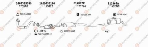 EUROREPAR 100185 - Система выпуска ОГ autosila-amz.com