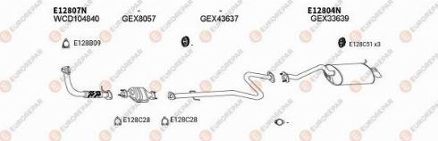 EUROREPAR 100138 - Система выпуска ОГ autosila-amz.com