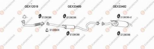 EUROREPAR 100129 - Система выпуска ОГ autosila-amz.com