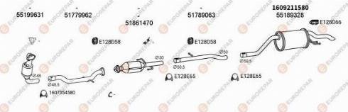 EUROREPAR 100851 - Система выпуска ОГ autosila-amz.com