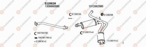 EUROREPAR 100865 - Система выпуска ОГ autosila-amz.com