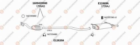 EUROREPAR 100394 - Система выпуска ОГ autosila-amz.com