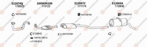 EUROREPAR 100318 - Система выпуска ОГ autosila-amz.com