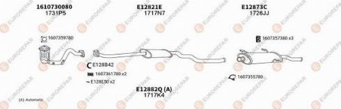 EUROREPAR 100334 - Система выпуска ОГ autosila-amz.com