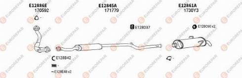 EUROREPAR 100248 - Система выпуска ОГ autosila-amz.com