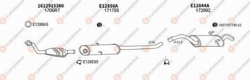 EUROREPAR 100225 - Система выпуска ОГ autosila-amz.com