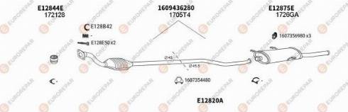 EUROREPAR 100277 - Система выпуска ОГ autosila-amz.com