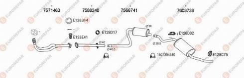 EUROREPAR 100797 - Система выпуска ОГ autosila-amz.com