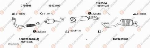 EUROREPAR 100712 - Система выпуска ОГ autosila-amz.com