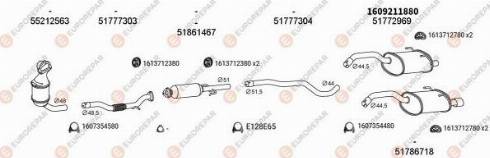 EUROREPAR 100787 - Система выпуска ОГ autosila-amz.com