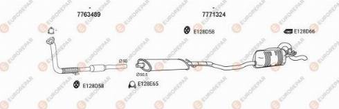 EUROREPAR 100721 - Система выпуска ОГ autosila-amz.com