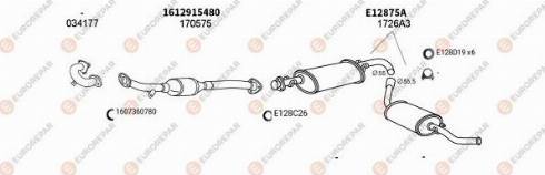 EUROREPAR 101919 - Система выпуска ОГ autosila-amz.com