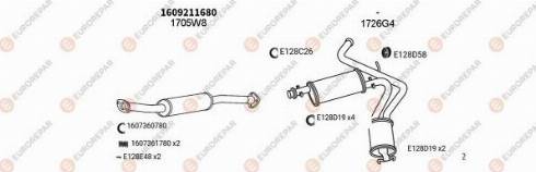 EUROREPAR 101926 - Система выпуска ОГ autosila-amz.com