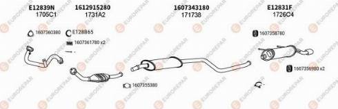 EUROREPAR 101976 - Система выпуска ОГ autosila-amz.com
