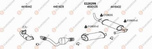 EUROREPAR 101450 - Система выпуска ОГ autosila-amz.com