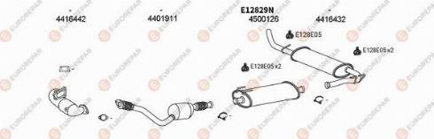 EUROREPAR 101458 - Система выпуска ОГ autosila-amz.com