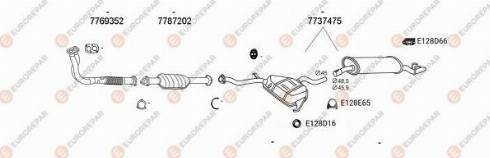 EUROREPAR 101466 - Система выпуска ОГ autosila-amz.com