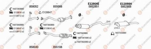 EUROREPAR 101427 - Система выпуска ОГ autosila-amz.com