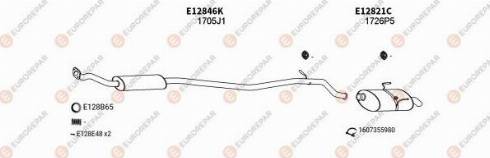 EUROREPAR 101600 - Система выпуска ОГ autosila-amz.com