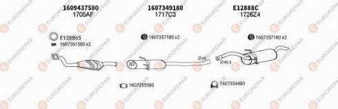 EUROREPAR 101628 - Система выпуска ОГ autosila-amz.com