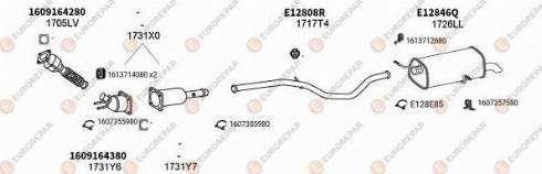 EUROREPAR 101670 - Система выпуска ОГ autosila-amz.com