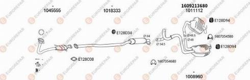 EUROREPAR 101053 - Система выпуска ОГ autosila-amz.com