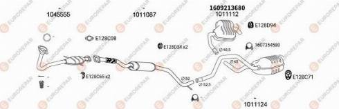 EUROREPAR 101021 - Система выпуска ОГ autosila-amz.com