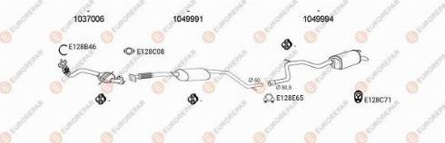 EUROREPAR 101022 - Система выпуска ОГ autosila-amz.com