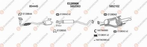 EUROREPAR 101199 - Система выпуска ОГ autosila-amz.com