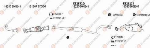 EUROREPAR 101148 - Система выпуска ОГ autosila-amz.com