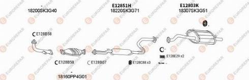 EUROREPAR 101124 - Система выпуска ОГ autosila-amz.com