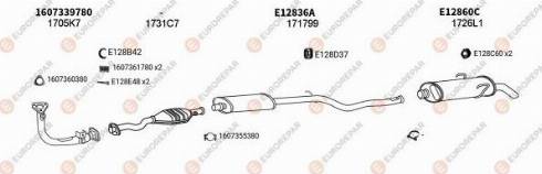 EUROREPAR 101871 - Система выпуска ОГ autosila-amz.com