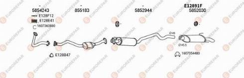 EUROREPAR 101393 - Система выпуска ОГ autosila-amz.com