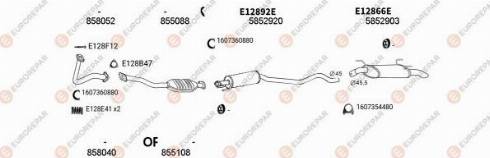 EUROREPAR 101354 - Система выпуска ОГ autosila-amz.com