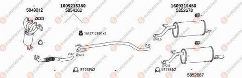 EUROREPAR 101389 - Система выпуска ОГ autosila-amz.com