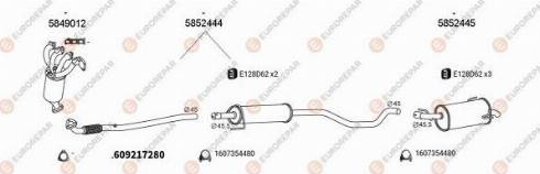 EUROREPAR 101331 - Система выпуска ОГ autosila-amz.com
