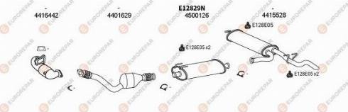 EUROREPAR 101245 - Система выпуска ОГ autosila-amz.com