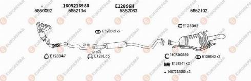 EUROREPAR 101200 - Система выпуска ОГ autosila-amz.com