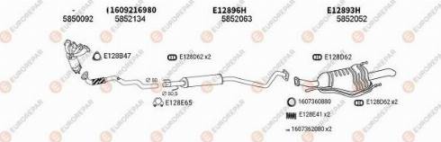 EUROREPAR 101286 - Система выпуска ОГ autosila-amz.com