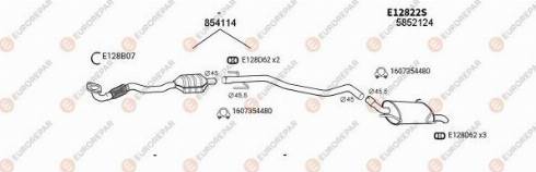 EUROREPAR 101236 - Система выпуска ОГ autosila-amz.com