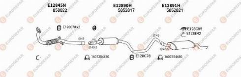 EUROREPAR 101230 - Система выпуска ОГ autosila-amz.com