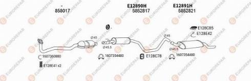 EUROREPAR 101229 - Система выпуска ОГ autosila-amz.com