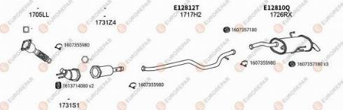 EUROREPAR 101709 - Система выпуска ОГ autosila-amz.com