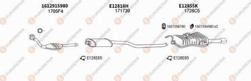 EUROREPAR 101785 - Система выпуска ОГ autosila-amz.com