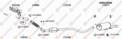 EUROREPAR 101788 - Система выпуска ОГ autosila-amz.com